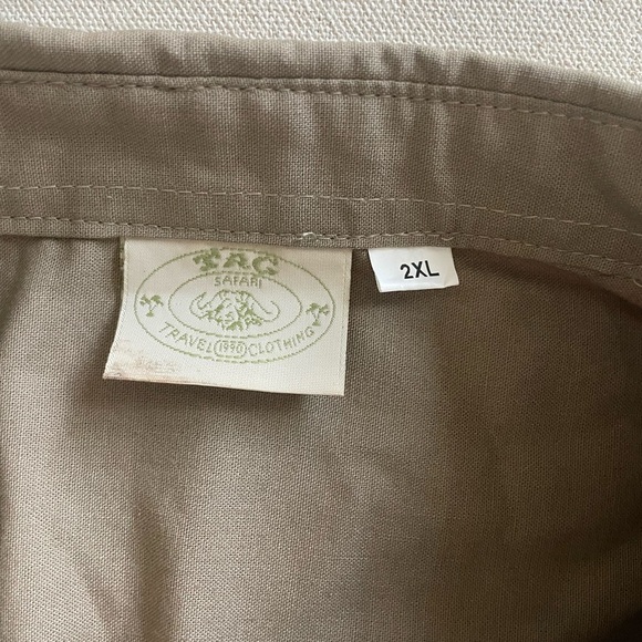 🆕Tag Safari Upland Shirt for Men - L/Sleeve 2XL Southwind Plantation Embroidered - Picture 9 of 10